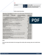 Statement of Financial Position Activity