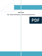 Derivatives Title - Impact of Derivatives On The Non-Financial Firms in UK