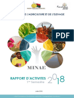 Rapport 1semestre 2018 MINAE