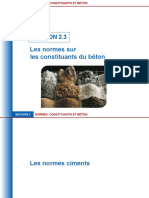 Les Normes Sur Les Constituants Du Béton