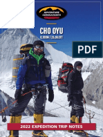 Cho Oyu 2022 Trip Notes