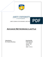 Advance Networking Lab File