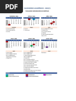 CalendariosCalendario Academico - Centro Norte - AEDU - Anapolis 2022 - 1