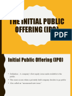 The Initial Public Offering (Ipo)