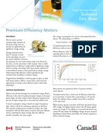 Prism Fact Sheet Premium Efficiency Motors