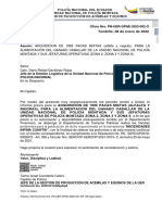 Policía Nacional Del Ecuador Unidad Nacional de Policía Montada Gestión de Producción de Acémilas Y Equinos