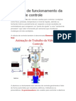 Princípio de Funcionamento Da Válvula de Controle