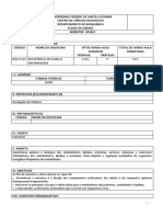 1F 2018.2 BQA5124 Bioquímica Aplicada À Enfermagem