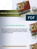 Original Registration