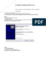 Lab 5 Windows Registry Backup and Recovery