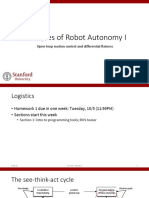 Principles of Robot Autonomy I: Open-Loop Motion Control and Differential Flatness