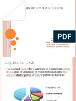 Calculation of Load For 3bhk Bunglow