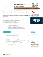 Introduction To Set Notations: Well-Defined Distinct