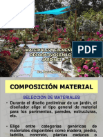 Materiales y Elementos Decorativos en Los Jardines