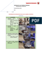 Procedimiento de Reparación de Una Caja de Cambios Automática