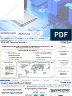 TGCC-Renesas Company Acquisition Case