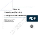 AISC-342 Seismic Provisions For Evaluation and Retrofit of Existing Structural Steel Buildings Public Review