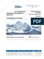 Ingeniería para La Ampliación de Planta Concentradora A 2000 TPD Unidad Minera Contonga