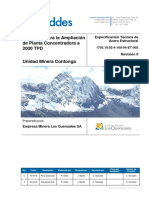 Ingeniería para La Ampliación de Planta Concentradora A 2000 TPD