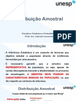 Aula 1 - Distribuição Amostral