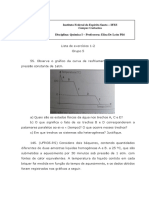 Exercícios Substâncias Químicas Grupo 5