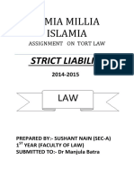 What Is Strict Liability Tort