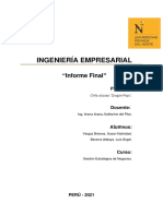 EF INFORME Gestión Estratégica de Negocios