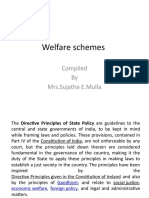 Welfare Schemes: Compiled by Mrs - Sujatha E.Mulla