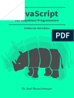 Javascript For Impatient Programmers