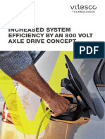 Increased System Efficiency by An 800 Volt Axle Drive Concept