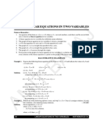 Amit Bajaj: Linear Equations in Two Variables