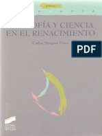 Minguez Pérez, Carlos - Filosofía y Ciencia en El Renacimiento