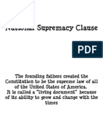 National Supremacy Clause