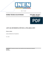 264-1r Azúcar Determinación de La Polarización