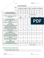 School and Canteen Survey