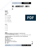 Workbook - Answer Key - Unit 6