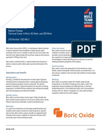 Boric Oxide: Product Data Sheet