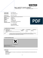 Material Safety Data Sheet: Sootremover