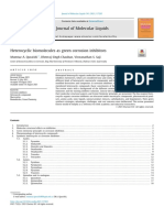 Journal of Molecular Liquids: Mumtaz A. Quraishi, Dheeraj Singh Chauhan, Viswanathan S. Saji