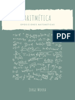 Aritmética Oposiciones Matemáticas Spanish Edition Nodrm