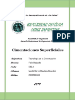 Metrado de Cimentaciones Superficiales