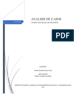 ANALISIS Caso Legislacion de Transito