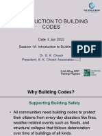 S - 1 - Introduction To Building Codes and Overview of BNBC