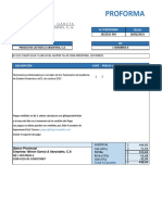 Factura Proforma 1era Facturacion de Auditoria A Octubre 2020