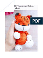 Tigre Bebe PDF Amigurumi Patron Gratis Paso A Paso