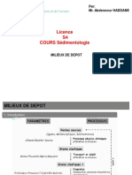 Les Environnements de Dépôt Des Roches Détritiques