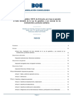 Real Decreto Legislativo 1 2015, de 24 de Julio, Por El Que Se Aprueba