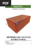 Memoria de Cálculo - Cisterna