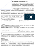 Causas y Consecuencias DL Alcohol en Los Adolescentes