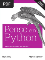 Pense em Python by Allen B. Downey